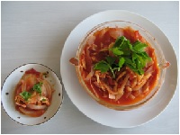 イカと野菜のイタリア風トマトソース煮